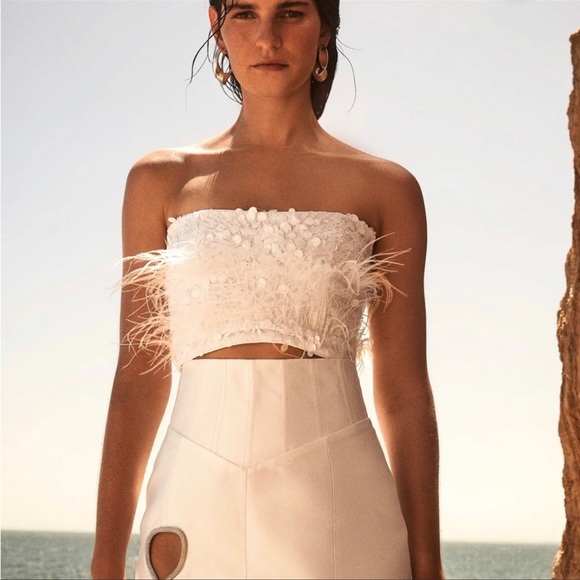 Eliya the Label Heather top NWT SIZE LARGE - Picture 2 of 4